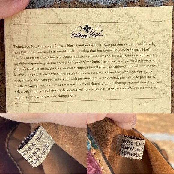 PATRICIA NASH FRESCO BOUQUET SOLARO
LEATHER TOTE - Picture 15 of 16